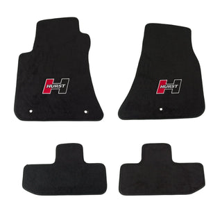 Hurst Elite Series Embroidered Logo Floor Mat Set: Dodge Challenger / SRT / SRT Hellcat (08-23)