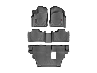 WeatherTech FloorLiners Front, Rear & 3rd Row: 16-23 Durango 2nd Row Bench - Black