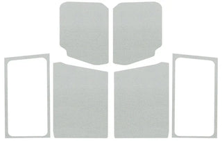 DEI Boom Mat Headliner Kit White (INTERIOR): Jeep Wrangler JL 2018-2026 2-Door