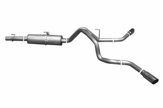Gibson Dual Extreme Cat-Back Perf Exhaust Aluminized (REAR): Dodge Ram 1500 2004-2005 5.7L HEMI