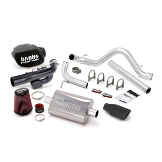 Banks Stinger Bundle Exhaust Black Tip (REAR): Jeep Wrangler Unlimited JK 2012-2018 3.6L