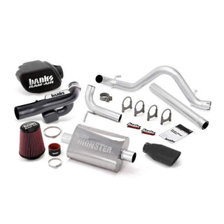 Banks Stinger Bundle Exhaust Black Tip (REAR): Jeep Wrangler Unlimited JK 2012-2018 3.6L