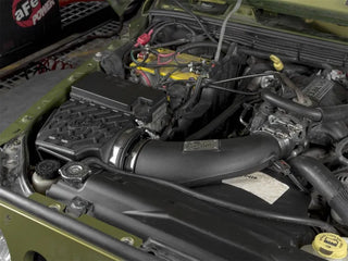 aFe Momentum GT Cold Air Intake System Pro DRY S Filter (FRONT): Jeep Wrangler JK 2007-2011 3.8L w/ Mechanical Fan