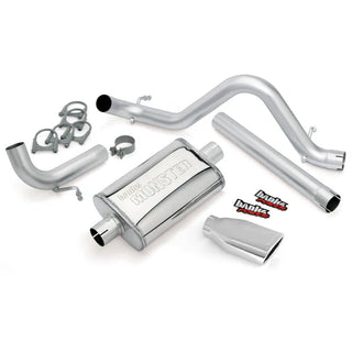 Banks Monster Exhaust System Chrome Tip (REAR): Jeep Wrangler Unlimited JK 2012-2018 3.6L