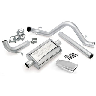 Banks Monster Exhaust System Chrome Tip (REAR): Jeep Wrangler Unlimited JK 2012-2018 3.6L
