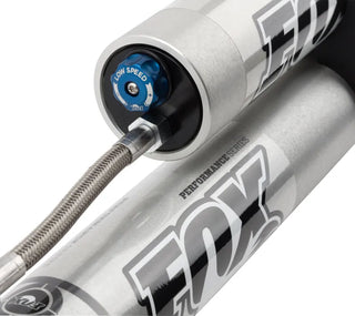 FOX Perf Series 2.0 Smooth Body Reservoir Adjustable Front Shock (FRONT): Jeep Wrangler JK 2007-2018 w/ 1.5-3.5" Lift