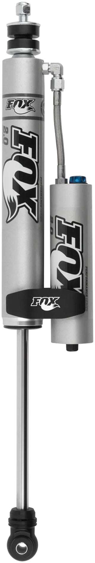 FOX Perf Series 2.0 Smooth Body Reservoir Adjustable Front Shock (FRONT): Jeep Wrangler JK 2007-2018 w/ 1.5-3.5" Lift