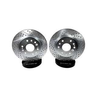 Baer Claw Hi-Perf D&S Zinc-Plated Rotors (FRONT): Dodge Charger / Challenger / Chrysler 300 (05-23)