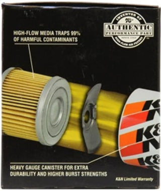 K&N Performance Gold Oil Filter: Fits Charger / Magnum / 300 2005-2007 2.7/3.5L, 5.7/6.1L HEMI / Jeep Grand Cherokee SRT8 2006-2008 6.1L HEMI