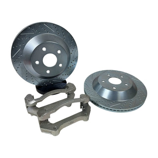 Baer BIG Claw Slotted and Drilled Zinc Plated Performance Rotors (FRONT): Ram 1500 (06-18)