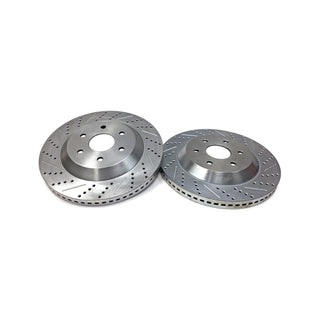 Baer BIG Claw Slotted and Drilled Zinc Plated Performance Rotors (FRONT): Ram 1500 (06-18)