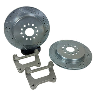 Baer BIG Claw Slotted & Drilled Zinc Plated Performance Rotors (REAR): Ram 1500 (2019-2025)