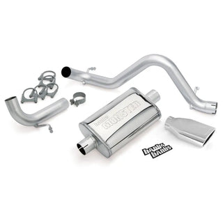 Banks Monster Exhaust System Chrome Tip (REAR): Jeep Wrangler JK 2012-2018 3.6L 2-Door