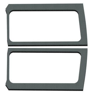 DEI Boom Mat Side Window Trim Grey (INTERIOR): Jeep Wrangler JL 2018-2026 2-Door