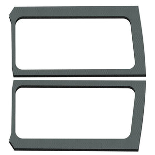 DEI Boom Mat Side Window Trim Grey (INTERIOR): Jeep Wrangler JL 2018-2026 2-Door
