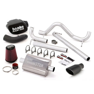 Banks Stinger System Exhaust & Intake (REAR): Jeep Wrangler JK 2007-2011 3.8L - Black
