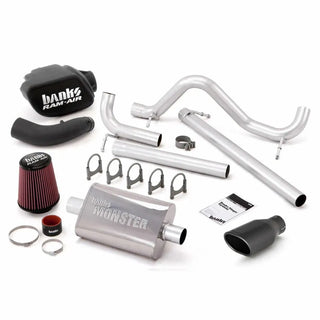 Banks Stinger System Exhaust & Intake (REAR): Jeep Wrangler JK 2007-2011 3.8L - Black