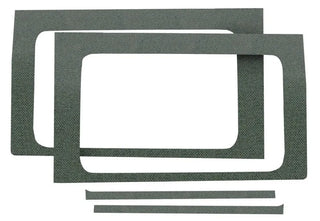 DEI Boom Mat Side Window Trim Grey (INTERIOR): Jeep Wrangler JL 2018-2026 2-Door