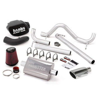 Banks Stinger System Exhaust & Intake (REAR): Jeep Wrangler JK 2007-2011 3.8L - Chrome