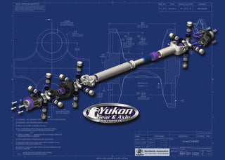Yukon Gear & Axle HD 1310 Rear Driveshaft (REAR): Jeep Wrangler Unlimited JL Sport 2018-2026