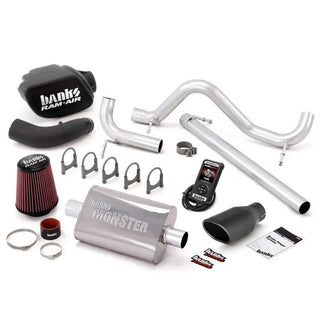 Banks Stinger Bundle Exhaust Black Tip w/ AutoMind (REAR): Jeep Wrangler JK 2007-2011 3.8L 2-Door