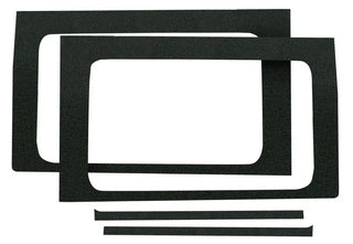 DEI Boom Mat Side Window Trim Black (INTERIOR): Jeep Wrangler JL 2018-2026 2-Door