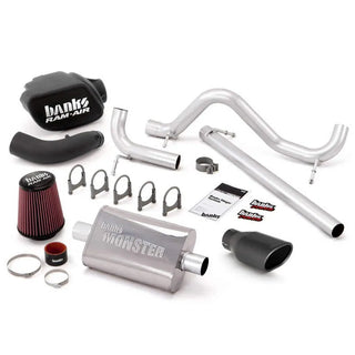 Banks Stinger Bundle Exhaust Black Tip (REAR): Jeep Wrangler JK 2007-2011 3.8L 2-Door