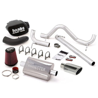 Banks Power Stinger Bundle Chrome Tip (F&R): Jeep Wrangler JK 2007-2011 3.8L 2-Door
