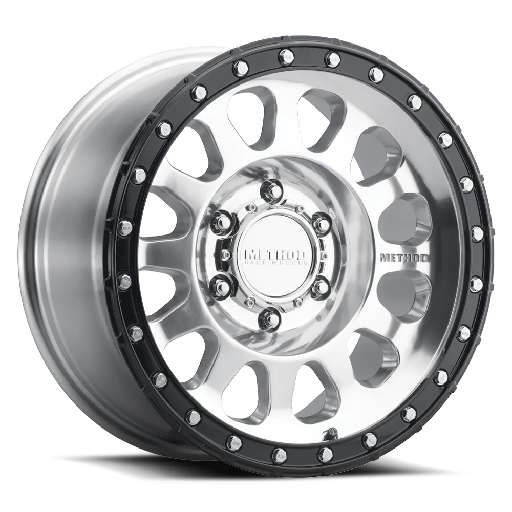 Method 52 Label Method Wheels 315 Polished Gloss Black Lip 17x8.5 – FastHemis