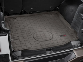 WeatherTech Cargo Liner (REAR): Jeep Wrangler Unlimited JK 2015-2018 Cocoa