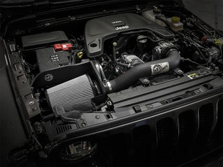 aFe Magnum FORCE Stage-2 XP Cold Air Intake Pro DRY S Filter (F&R): Jeep Wrangler JL 2018-26 / Gladiator JT 2020-24 3.6L