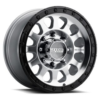 Method Wheels 315 / Machined -  Gloss Black Lip | 17x8.5 | 8x6.5 | 0/4.75"