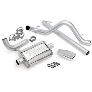 Banks Power Monster Exhaust System Chrome Tip (REAR): Jeep Wrangler JK 2007-2011 3.8L 2-Door