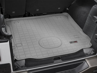 WeatherTech Cargo Liner (REAR): Jeep Wrangler Unlimited JK 2015-2018 Grey