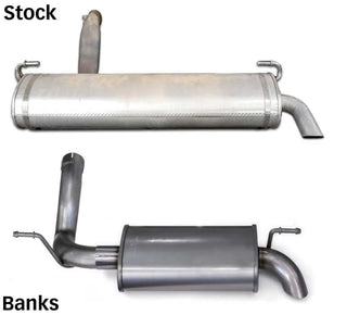 Banks Power Monster Exhaust System 2.5" SS (F&R): Jeep Wrangler Unlimited JL 3.6L 2018-2026