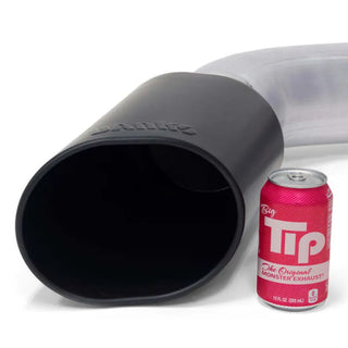 Banks Power Monster Exhaust System Black Tip (REAR): Fits RAM 2500/3500 2019-2026 6.7L Cummins Mega Cab
