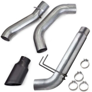 Banks Power Monster Exhaust System Black Tip (REAR): Fits RAM 2500/3500 2019-2026 6.7L Cummins Mega Cab