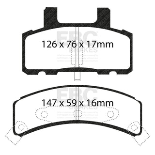EBC S13 Brake Pads & Rotors Kit (FRONT): Dodge Ram 1500 94-99 3.9L