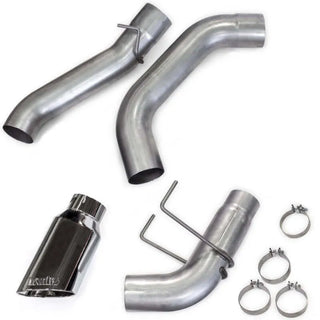 Banks Power Monster Exhaust System Chrome Tip (REAR): Fits RAM 2500/3500 2019-2026 6.7L Cummins Crew Cab Short Bed