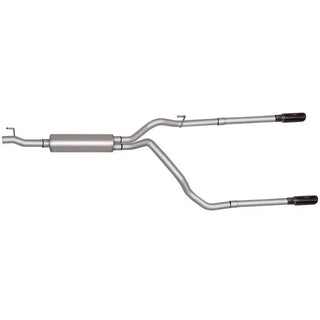 Gibson Dual Split Cat-Back Perf Exhaust Stainless Tips (REAR): Dodge Ram 1500 2003 5.7L HEMI