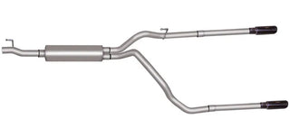 Gibson Dual Split Cat-Back Perf Exhaust Stainless Tips (REAR): Dodge Ram 1500 2003 5.7L HEMI
