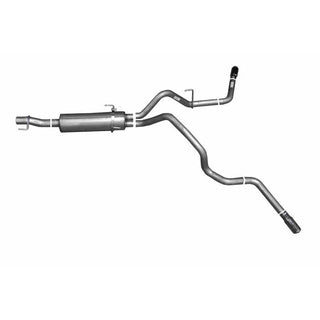 Gibson Dual Extreme Cat-Back Perf Exhaust Stainless (REAR): Dodge Ram 1500 Quad Cab Short Bed 2004-2005 5.7L HEMI