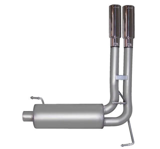 Gibson Cat-Back Super Truck Exhaust 2.5in Stainless Steel: Fits Most Dodge Ram Models (2002-2010)