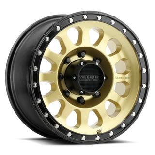 Method Wheels 315 / Gold - Black Lip | 17x8.5 | 6x5.5 | 0/4.75"