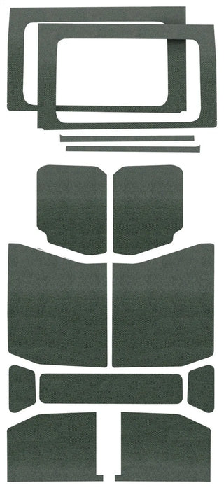DEI Boom Mat Headliner Kit Grey (INTERIOR): Jeep Wrangler Unlimited JL 2018-2026