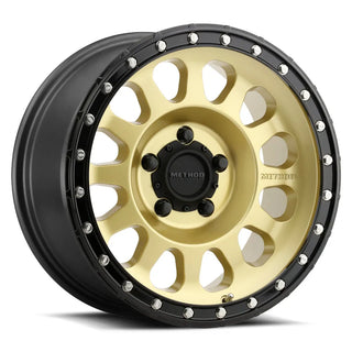 Method Wheels 315 / Gold - Black Lip | 17x8.5 | 6x5.5 | 0/4.75"