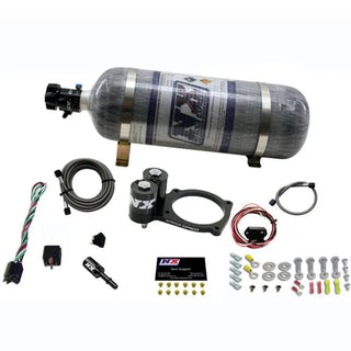 Nitrous Express Plate Nitrous System Spraybarless w/ 12lb Carbon Bottle: Dodge Demon / Challenger / Charger 2015-2023 6.2L HEMI