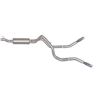Gibson Dual Extreme Cat-Back Perf Exhaust Stainless Tips (REAR): Dodge Ram 1500 2006-2008 5.7L HEMI