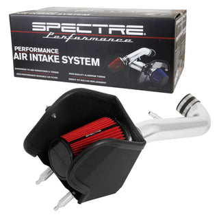 Spectre Air Intake Kit Polished Red Filter (F&R): Jeep Wrangler JL / Gladiator JT 2018-26 3.6L