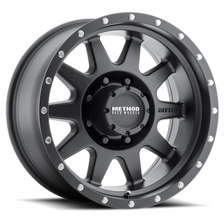 Method Wheels 301 / The Standard / Matte Black | 17x9 | 6x5.5 | -12/4.5"